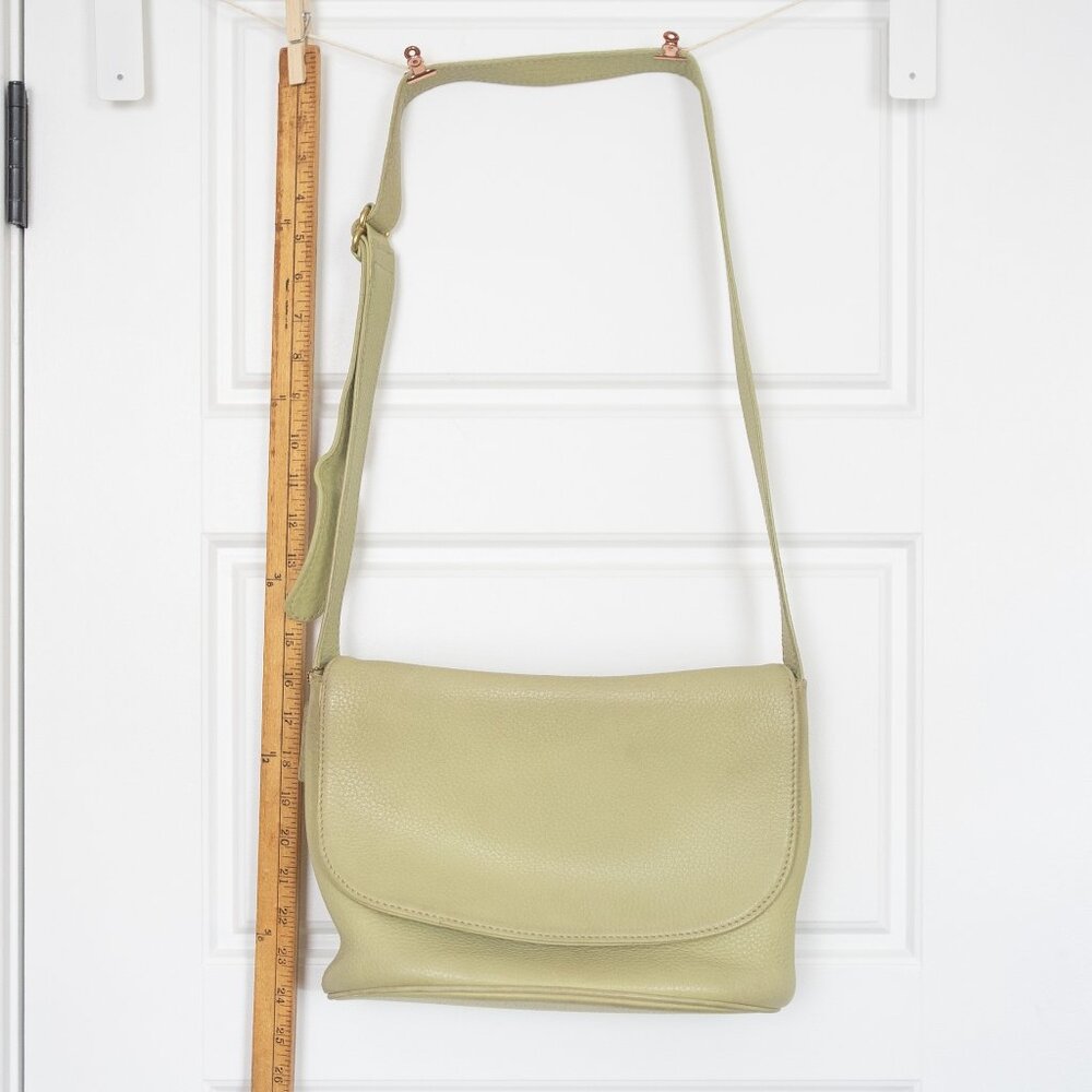 Vintage 90s Coach Sonoma Lime Green Pebbled Leather 4903 Bag